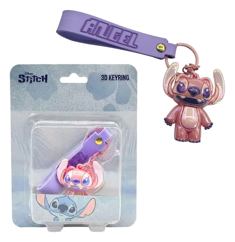 Disney Lilo and Stitch Keychain – 3D Angel