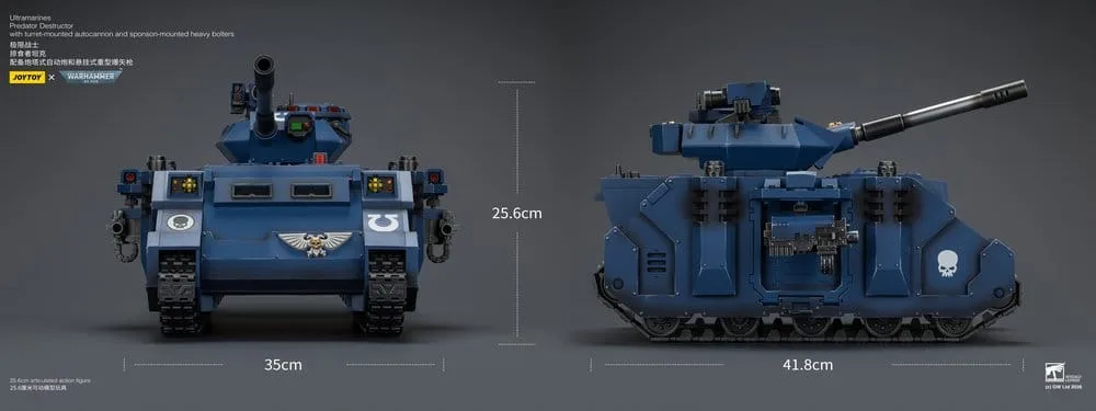 Warhammer 40,000 Vehicle – Ultramarines Predator Destructor 24