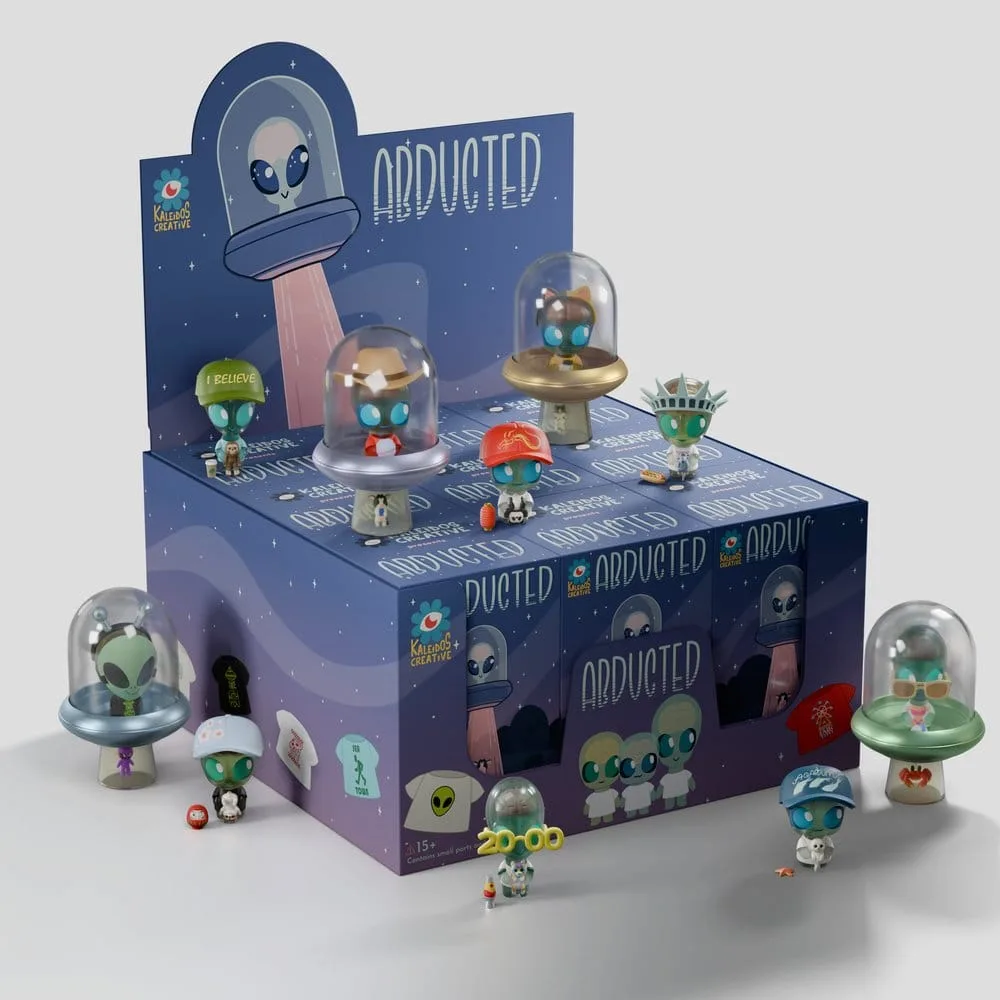 Abducted Mini Figures – Series 1 Blind Box Display of 9 9 cm 15