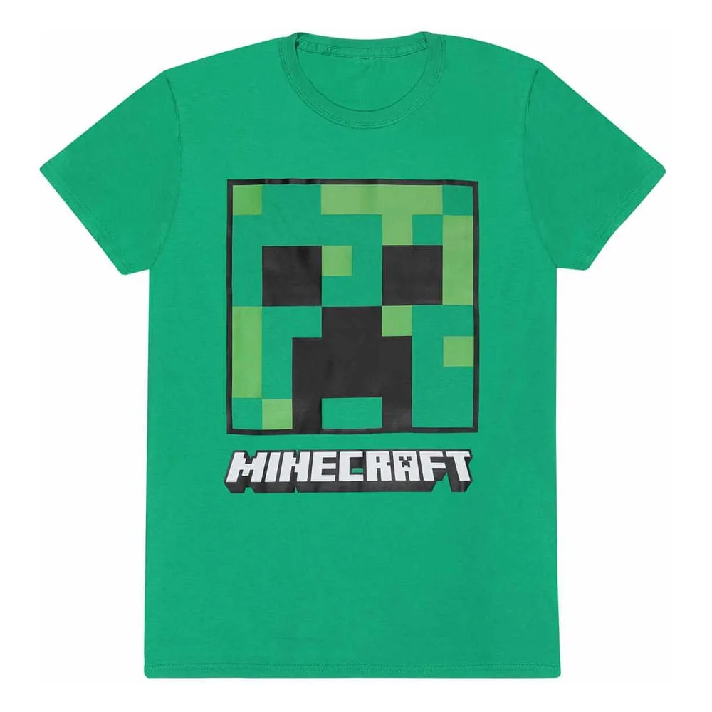 Minecraft T-Shirt – Creeper Face Size S