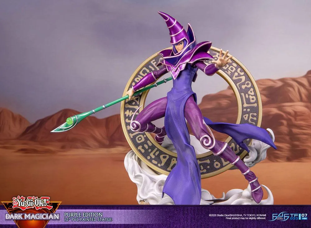Yu-Gi-Oh PVC Statue – Dark Magician Purple Version 29 cm 18