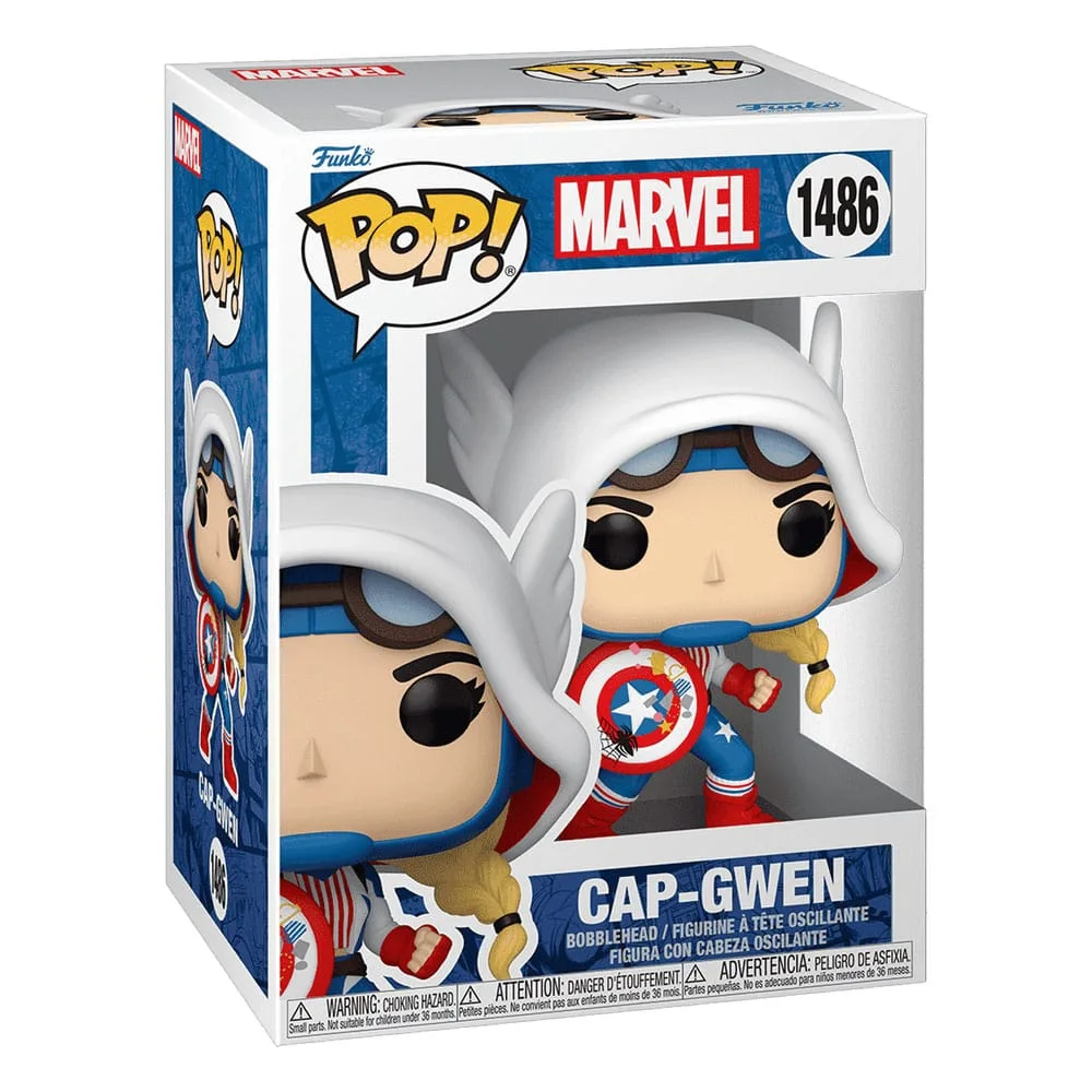 Marvel Vinyl Figure – Cap-Gwen Funko POP 9 cm 2
