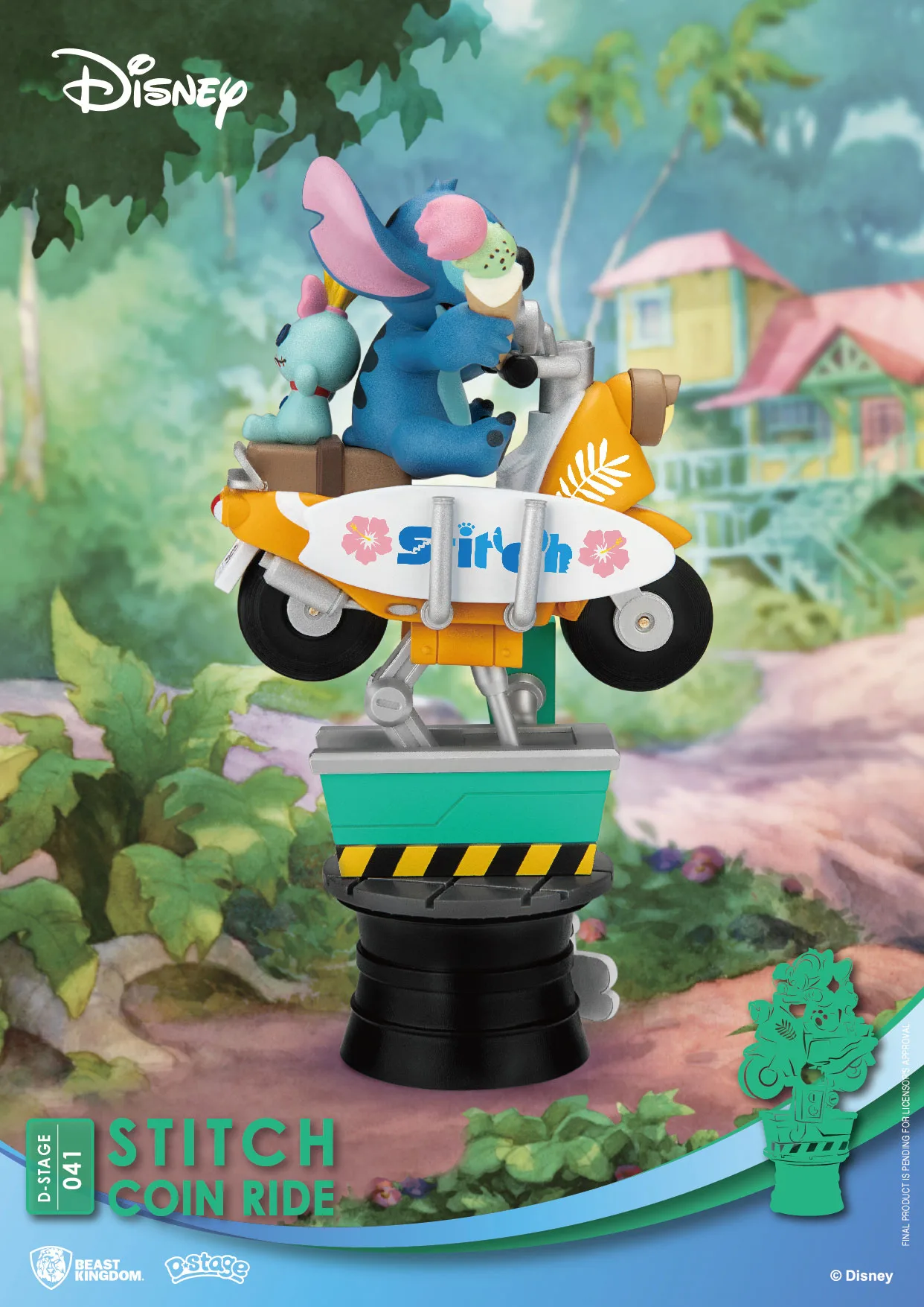 Disney diorama – Stitch Coin Ride D-Stage 16 cm 3