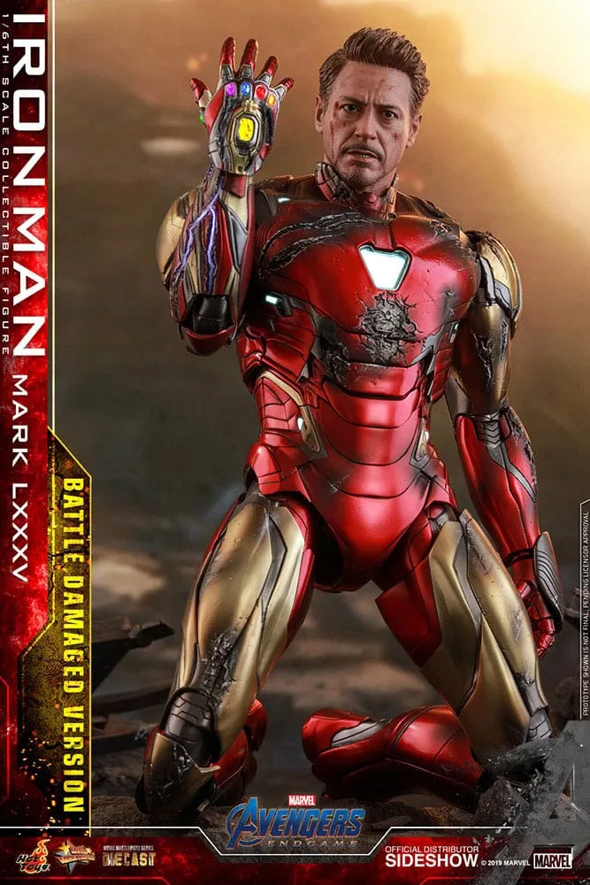 Avengers Endgame Figure – Iron Man LXXXV Battle Damaged 32 cm 5