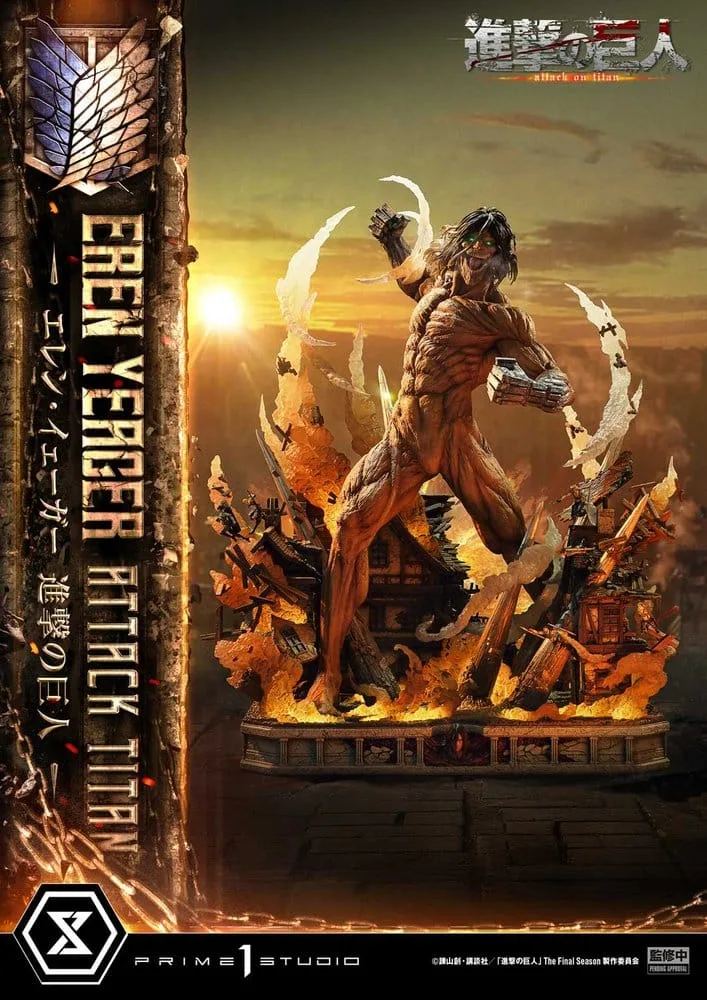 Attack on Titan Statue – Eren Yeager Attack Titan 81 cm 5