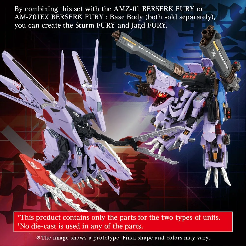 Zoids modelbouwaccessoires – Berserk Fury Sturm en Jagd 2