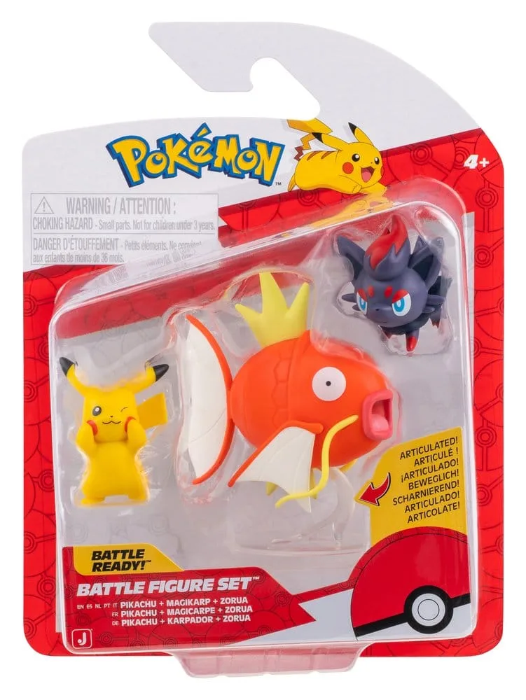 Pokémon Actionfiguren – Version 25 Set mit vier 3er-Packs 10