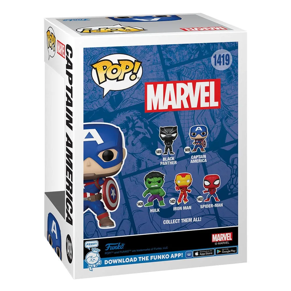 Marvel Pop Vinyl Figure – Captain America New Classics 9 cm 3
