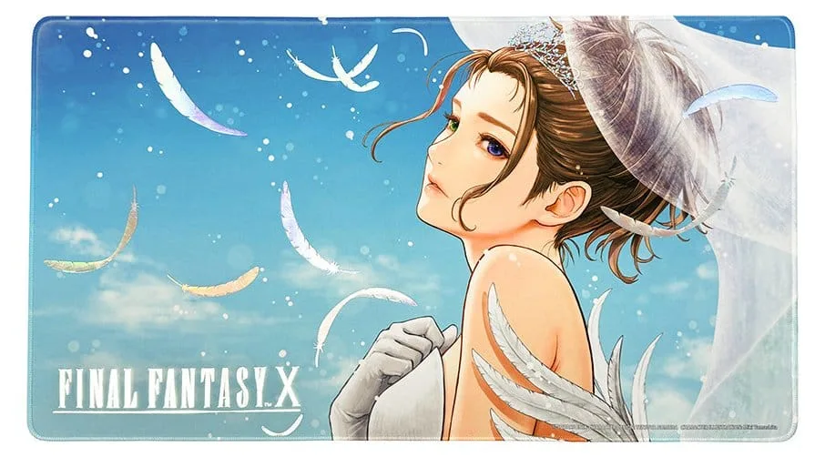 Final Fantasy X Playmat – Yuna Wedding Dress Foil Edition