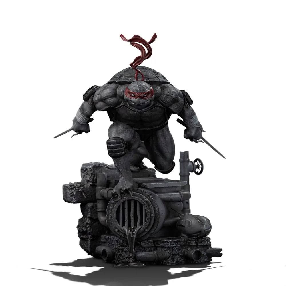 TMNT Art Scale Statue – Raphael Black and White 26 cm 2