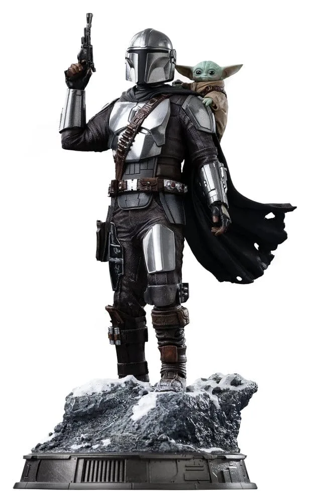 Star Wars Art Scale Statue – The Mandalorian and Grogu 1/10 25 cm