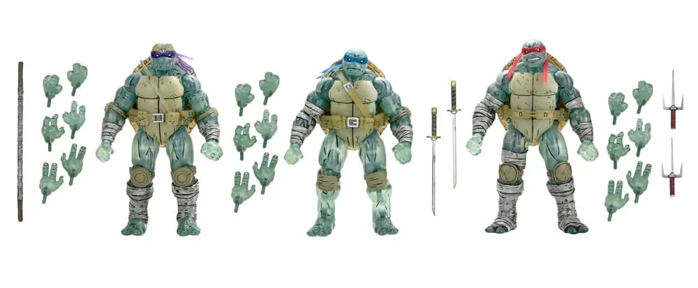 TMNT Action Figures – The Last Ronin Ghost Brothers 3-Pack 18 cm 2
