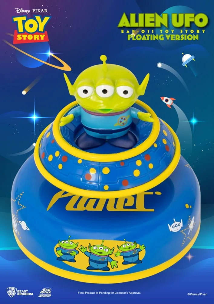 Toy Story Floating Model – Egg Attack Alien UFO 6 cm 5