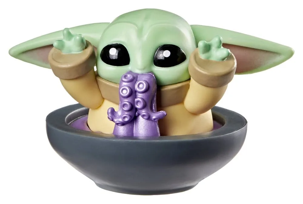 Star Wars Mini Figures – Grogu Snack Attack Series 1 Display of 24 4 cm 12