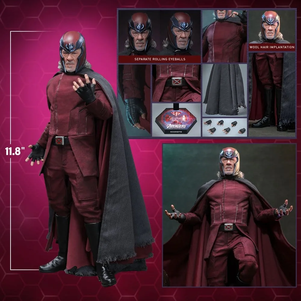 Avengers Doomsday Action Figure – Magneto 1/6 30 cm 3