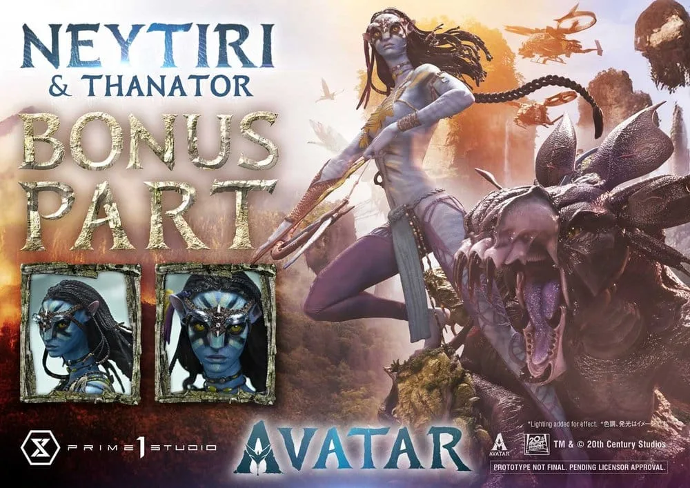 Avatar Beeld – Neytiri & Thanator Deluxe Bonus 1/4 75 cm 3