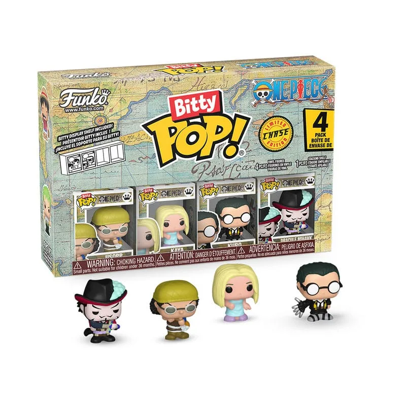 One Piece Vinyl Mini Figures – Bitty Pop Usopp 4-Pack 2.5 cm
