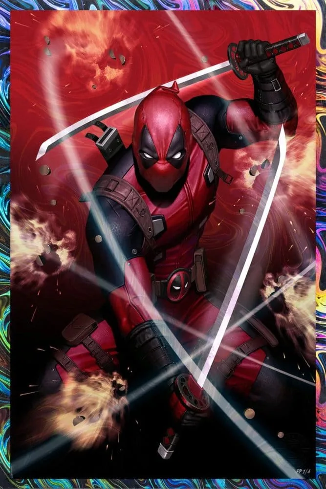 Marvel Art Print – Deadpool 1 2024 Unframed 61 x 41 cm