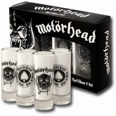 Motörhead Shot Glasses – 4-Pack