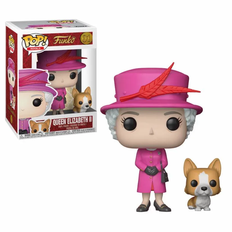 Royal Family Pop Vinyl Figure – Queen Elizabeth II 9 cm