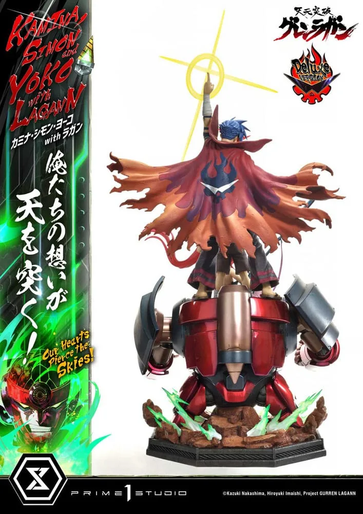 Gurren Lagann Statue – Kamina Simon Yoko with Lagann Deluxe 97 cm 26