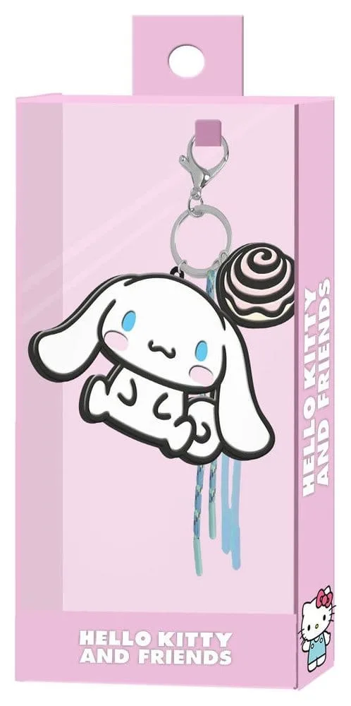 Sanrio Charm Keyring – Cinnamoroll Face