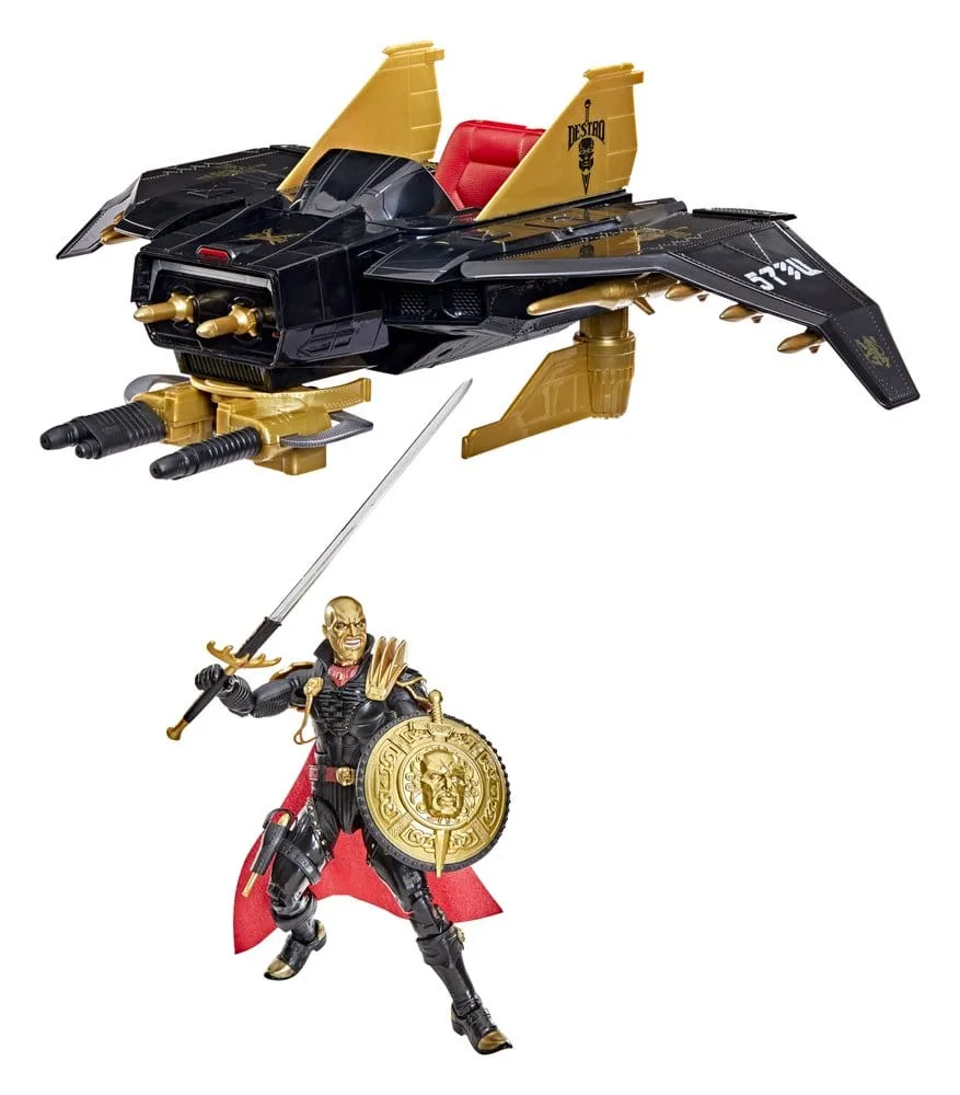 G.I. Joe Figure and Vehicle Set – Destro with Despoiler 15 cm