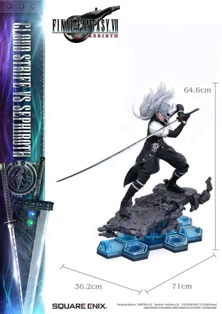 Final Fantasy VII Rebirth Statue Pair – Cloud vs Sephiroth 69 cm 10