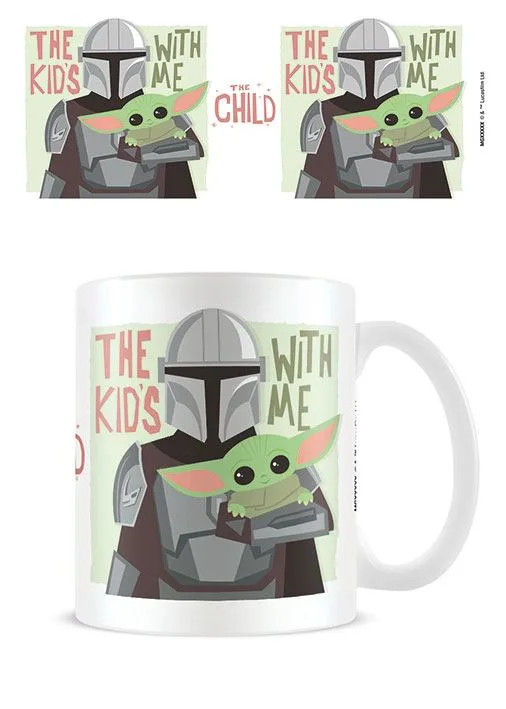 Star Wars The Mandalorian Mug – The Kids With Me 315 ml