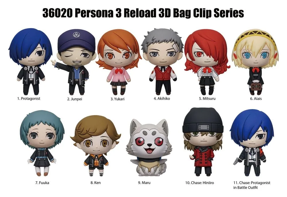 Persona 3 Foam Bag Clips – Series 1 Blind Bag Display 24-Pack 2
