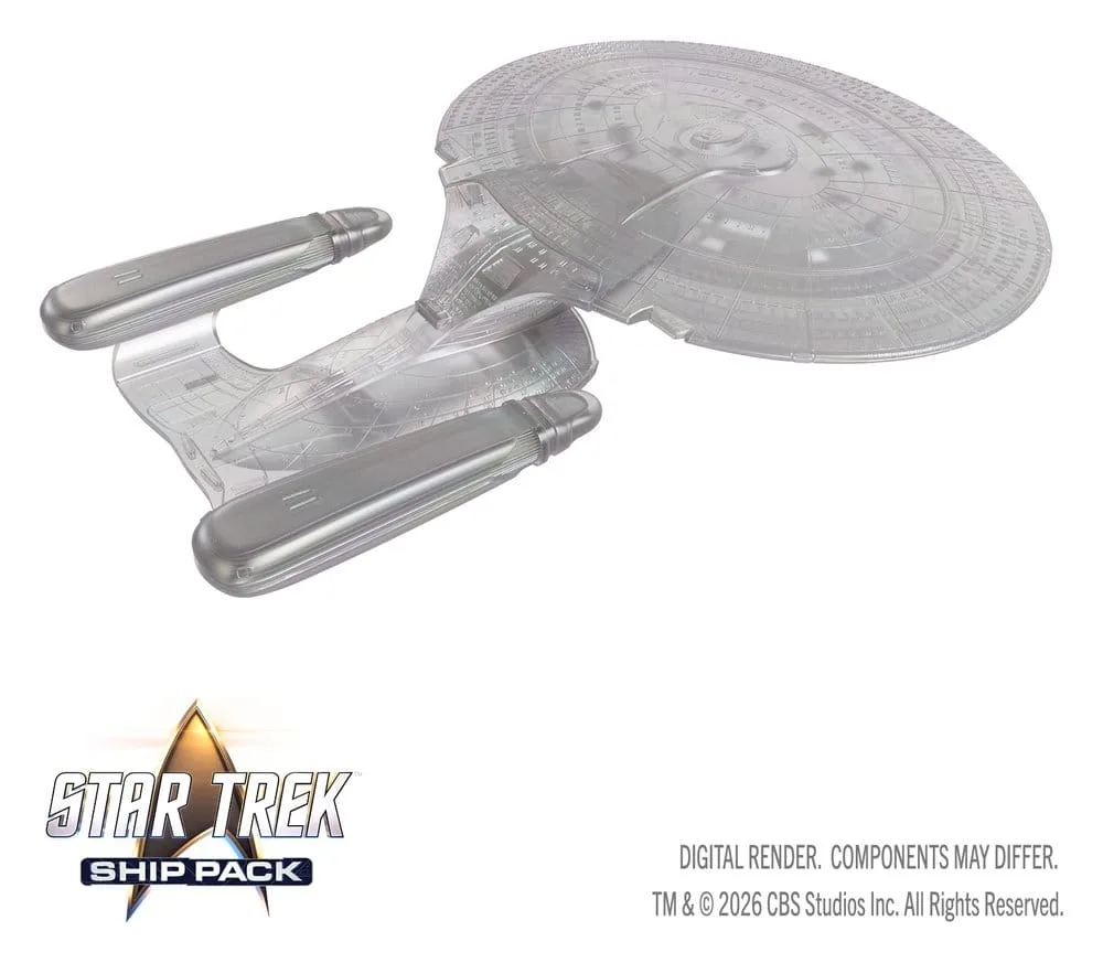 Star Trek Ship Miniature – Enterprise-D 60th Anniversary 22 cm 5