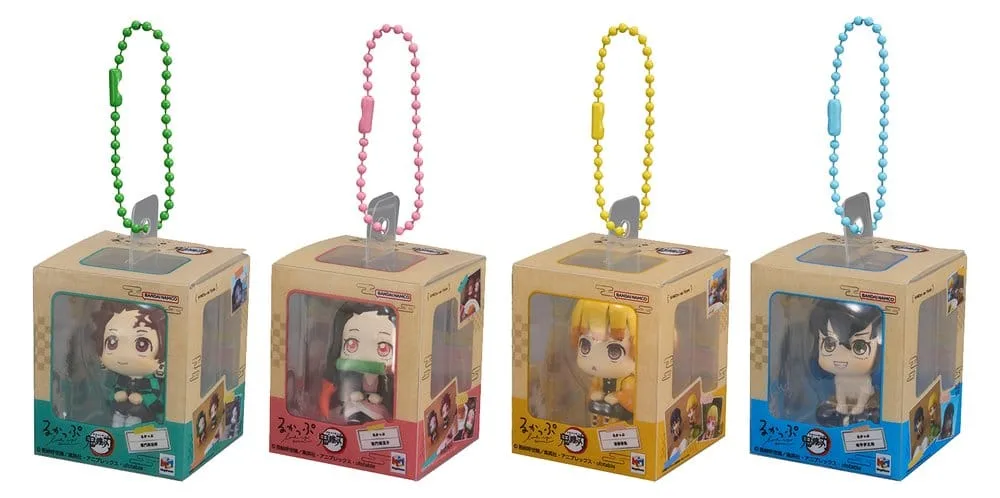 Demon Slayer Look Up Mini Figures – Blind Box Assortment of 4 4 cm