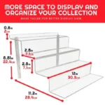 Evoretro Acryl-Displaytreppe – RS9 2er-Set 30,5 cm 5