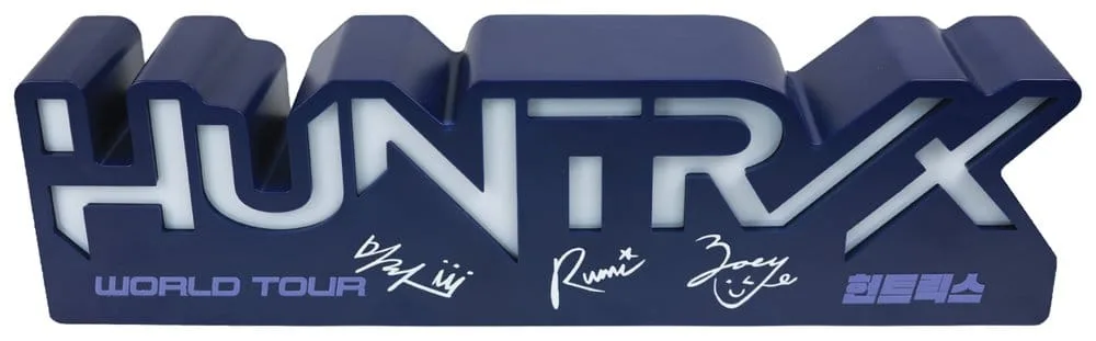 KPop Demon Hunters Lamp – Huntr/x Logo 8