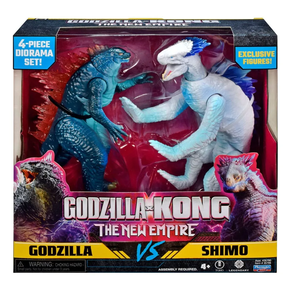 Godzilla x Kong Diorama 2-Pack – Godzilla vs Shimo 15 cm 2
