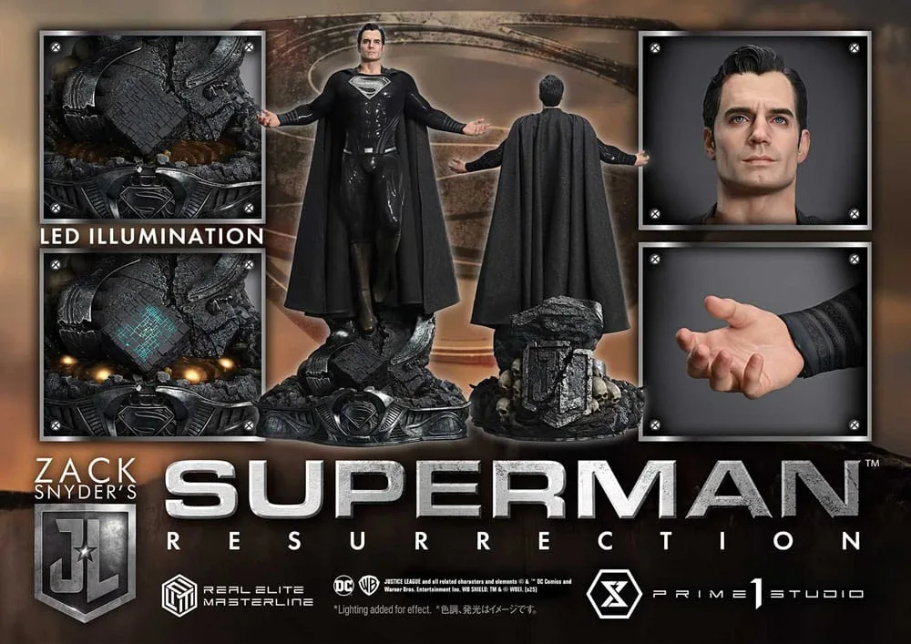 Zack Snyder’s Justice League Statue – Superman Deluxe 95 cm 4