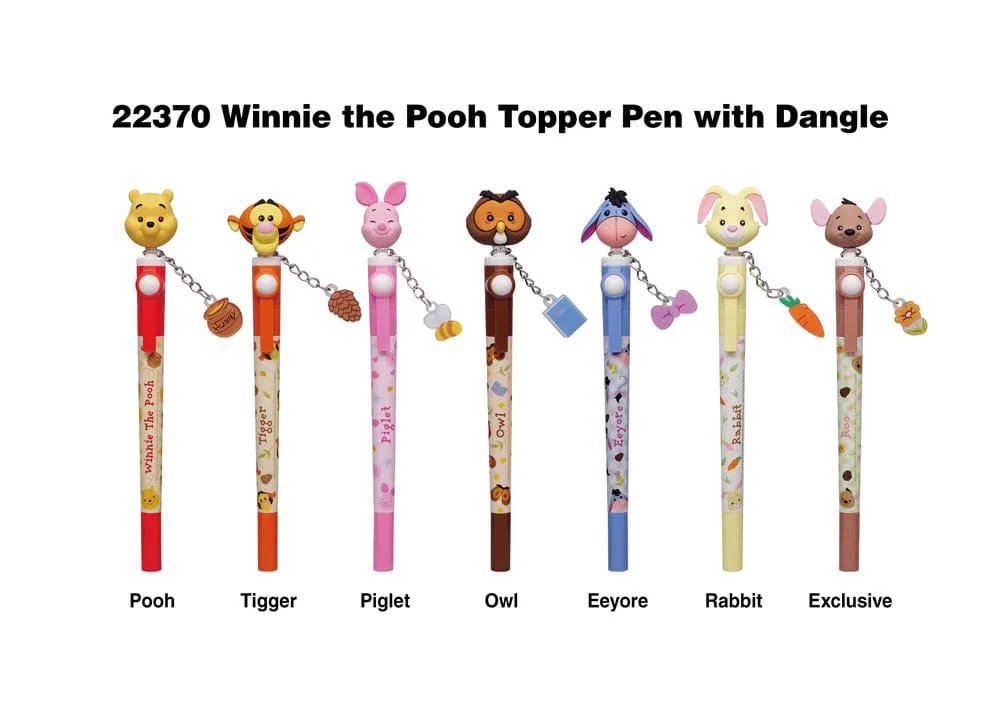 Winnie the Pooh Spinning Pen – 3D Head Topper Blind Box Display 3