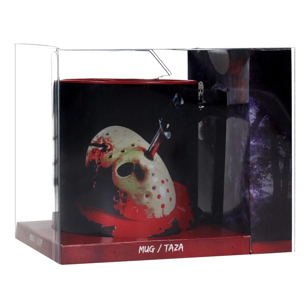 Friday the 13th Mug and Keyring Set – Jason's Mask 320 ml