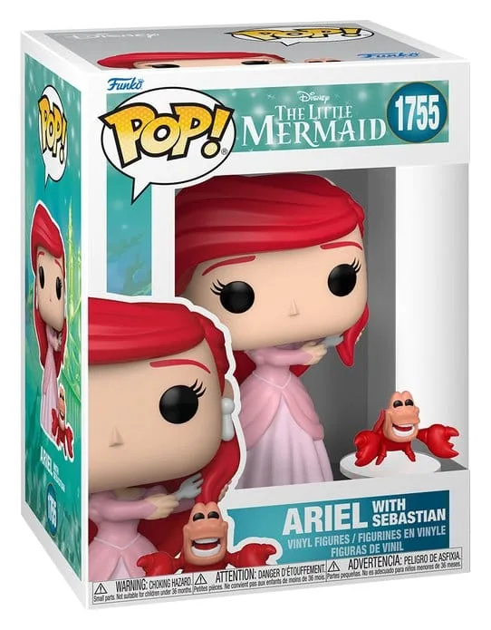 The Little Mermaid Pop Figure – Ariel with Sebastian 9 cm 2