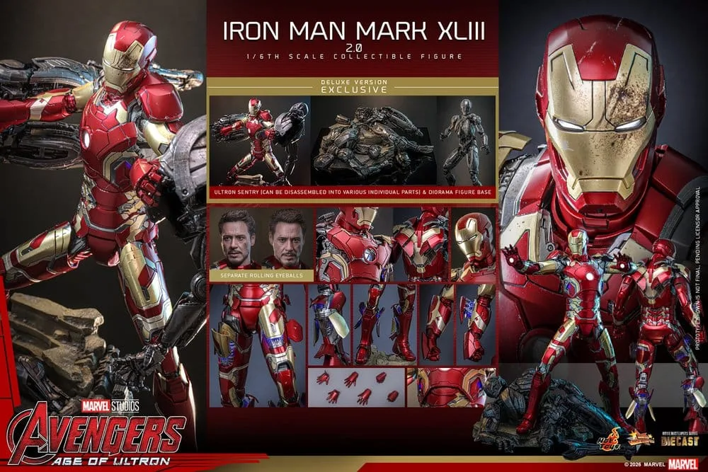 Avengers Action Figure – Iron Man Mark XLIII 2.0 Deluxe 32 cm 25