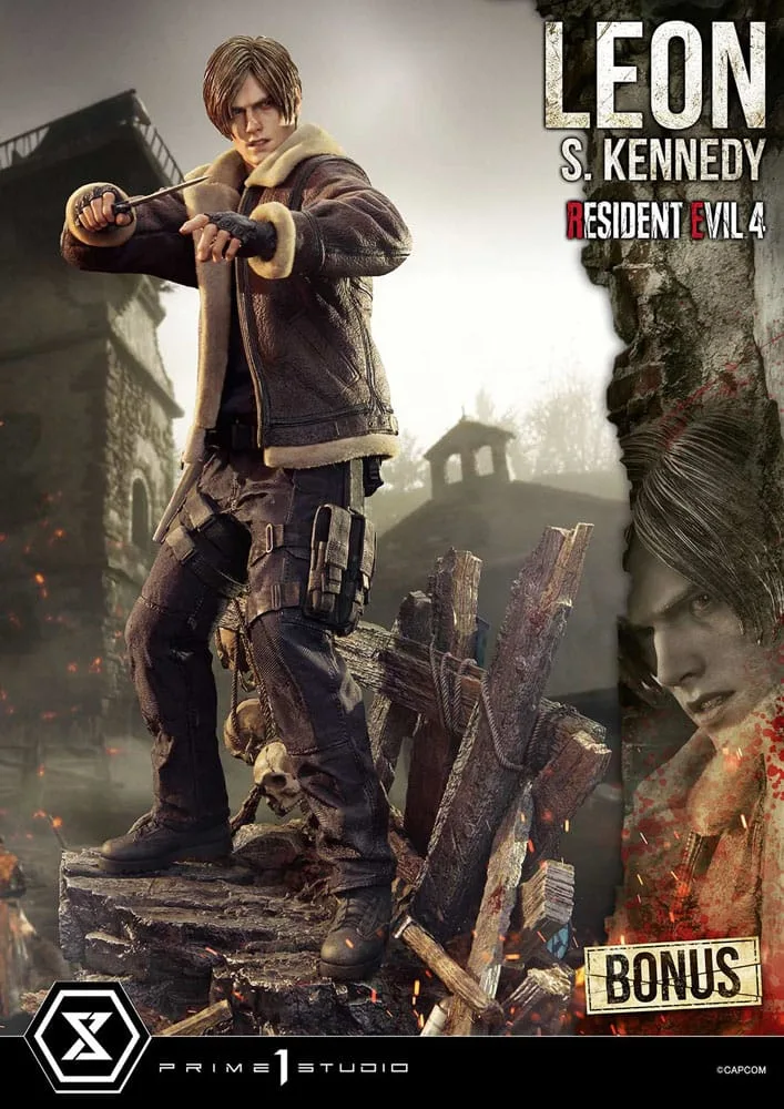 Resident Evil 4 Statue – Leon S. Kennedy Bonus Version 64 cm 3