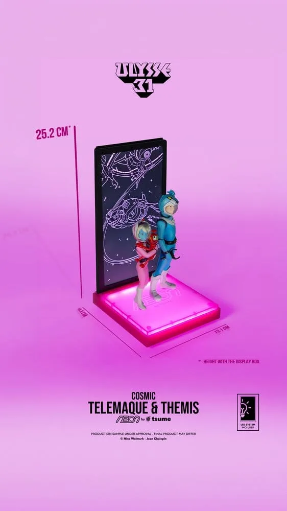 Ulysses 31 Neon Figure – Telemachus and Themis Cosmic 20 cm 8