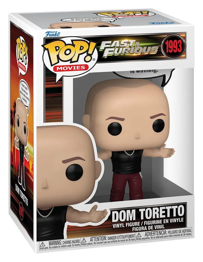Fast and Furious POP Sayings Figure – Dominic Toretto 9 cm 2