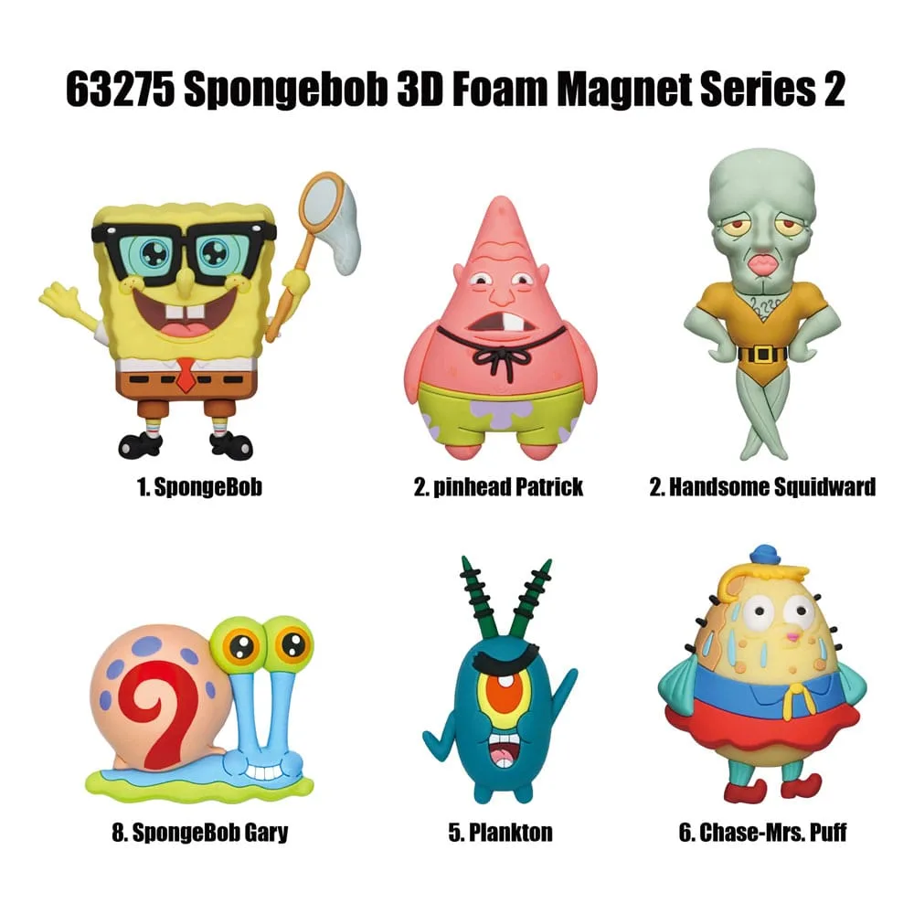 SpongeBob SquarePants Magnets – Series 2 Blind Bag Display of 12