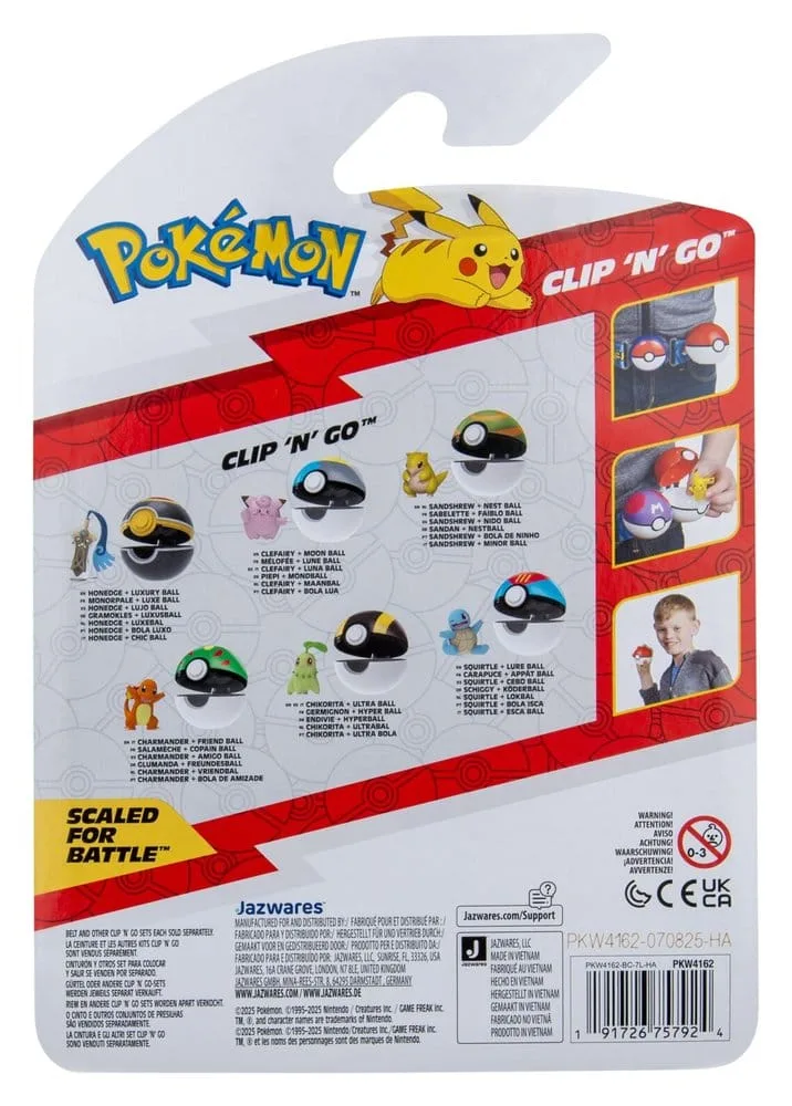 Pokémon Figurenset – Charmander en Friend Ball Clip 'n' Go 4