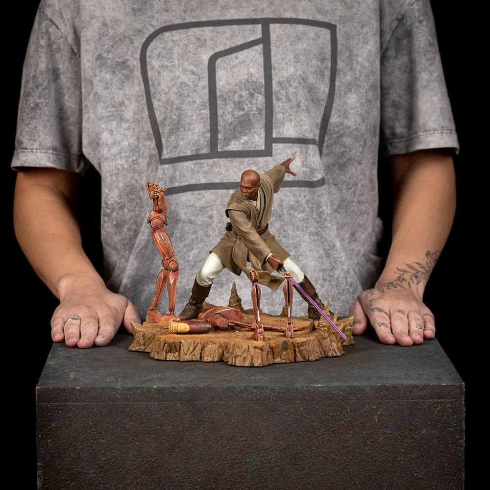 Star Wars Statue – Mace Windu Art Scale 18 cm 14