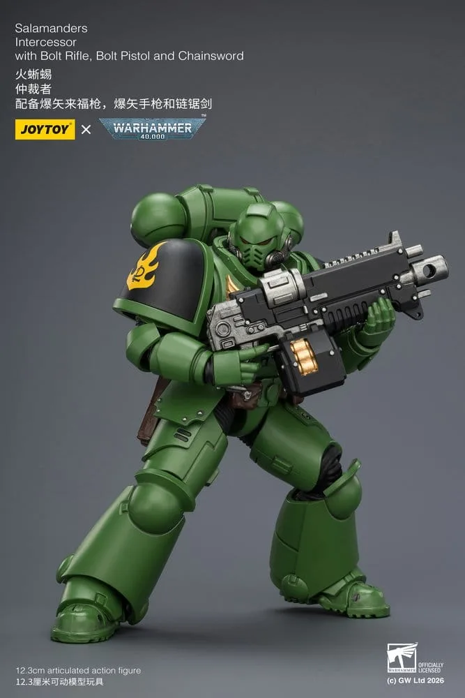 Warhammer 40,000 Action Figure – Salamanders Intercessor 12.3 cm 15