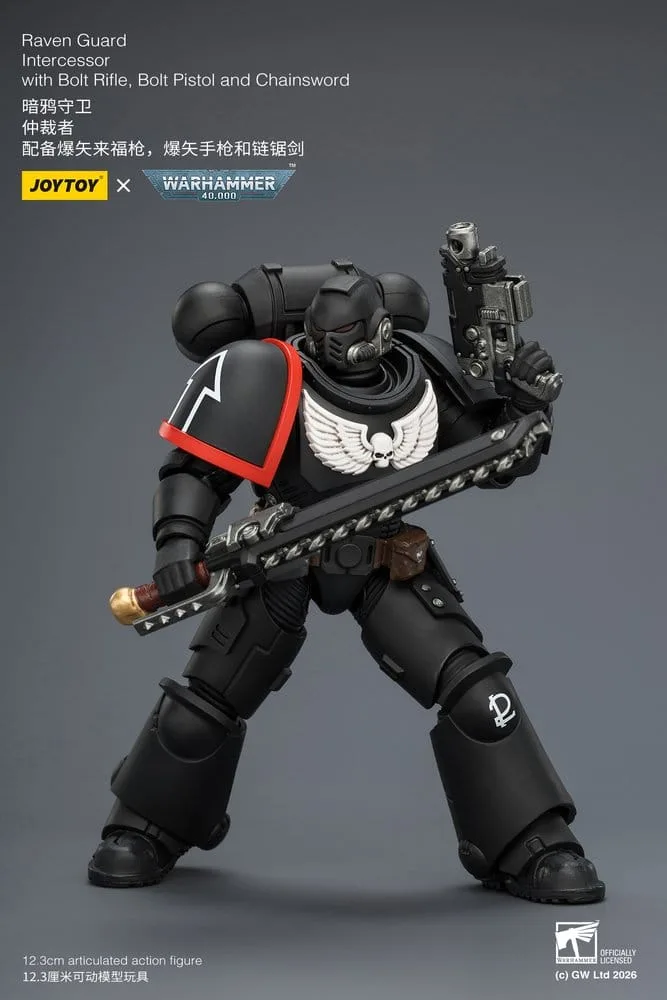 Warhammer 40,000 Action Figure – Raven Guard Intercessor 12.3 cm 16