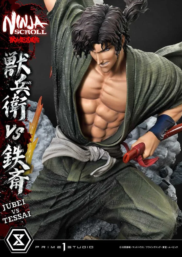 Ninja Scroll Statue – Jubei Versus Tessai 1/4 Scale 101 cm 21