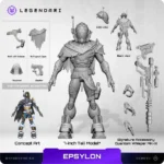 Legendari Actionfigur – Epsylon 1:10 18 cm 4